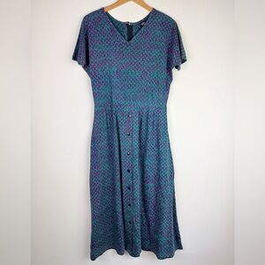 Jackeroos Vintage 90's Geometric Pattern Dress